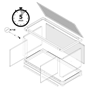 Exo Terra Vista 120 XL Terrarium - Flat-pack - 120x60x60 cm