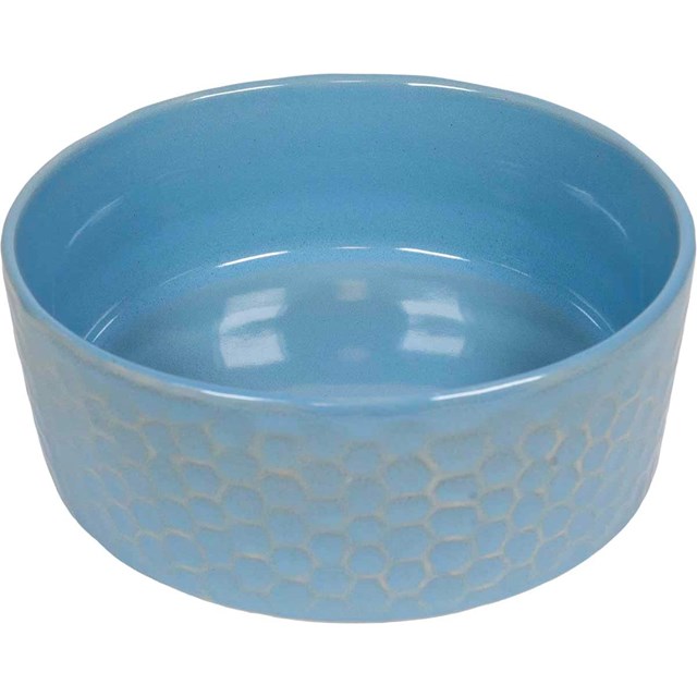 Ceramic Bowl Reactive Glaze Blue - 12 cm - 330 ml
