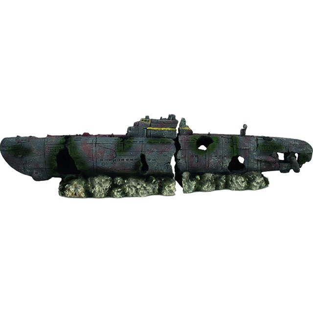 Akvariedekoration Submarine Wreck - 77x11x16 cm