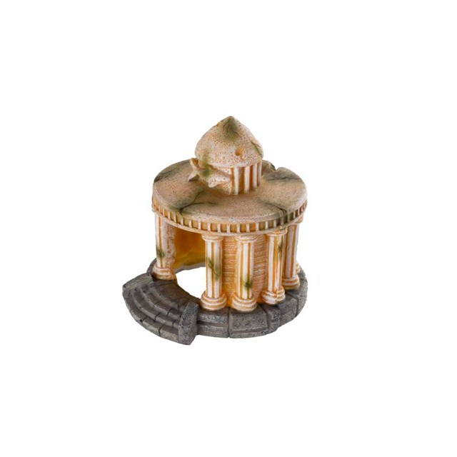 Akvariedekoration Roman Building - 11x10x11 cm