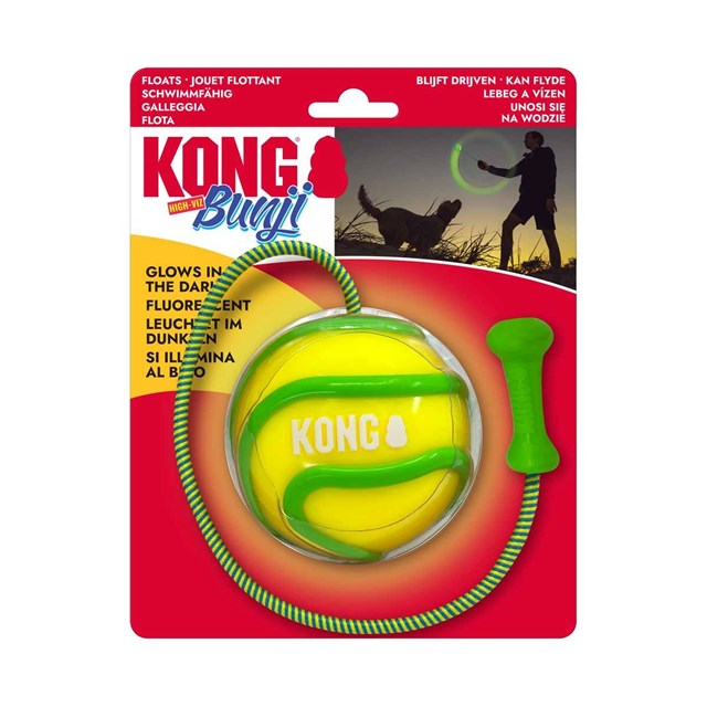 Kong High-Viz Bunji Ball - Färgmix - Ø18x51 cm