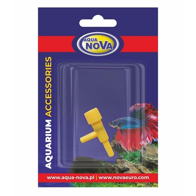 Aqua Nova Luftkran - Gul - 4/6 mm - 1-väg