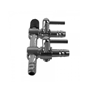Aqua Nova Förgrening i metall - 4/6 mm - 2-väg