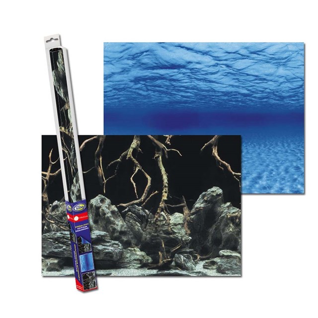 Aqua Nova Akvariebakgrund - Root/water - XL - 150x60 cm