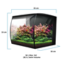 Fluval Flex 2.0 - Nanoakvarium - Svart - 34 liter