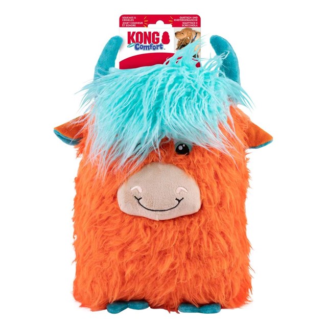 Kong Jumbo Comfort Cow - Färgmix - XL - 37x20 cm