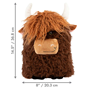 Kong Jumbo Comfort Cow - Färgmix - XL - 37x20 cm