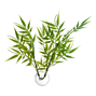 Zoo Med Bamboo Plant - Plastväxt med sugkopp