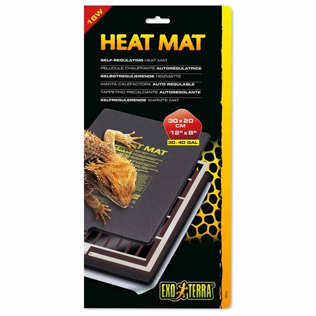 Exo Terra Heat Mat PTC - 16 W - 30x20 cm