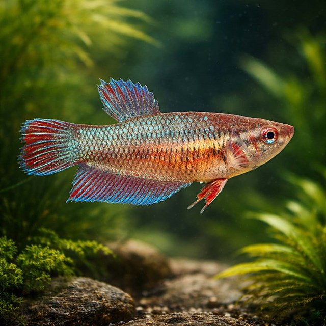 Kampfisk hona mix - Betta splendens