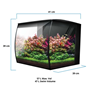 Fluval Flex 2.0 - Nanoakvarium - Svart - 57 liter