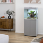 Aquael Opti Set 125 liter - Grått möbelakvarium