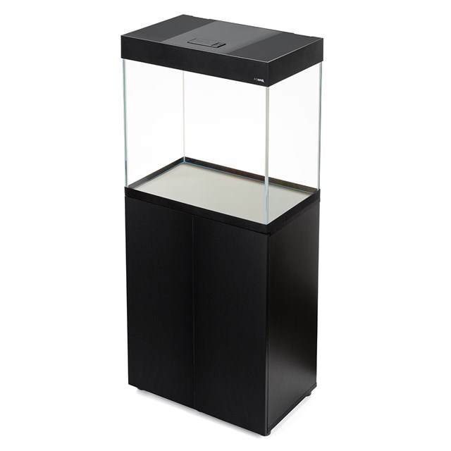 Aquael Opti Set 130 liter - Svart möbelakvarium