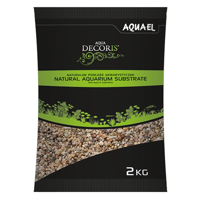 Decoris Natural - Akvariegrus - 1,4-2 mm - 2 kg