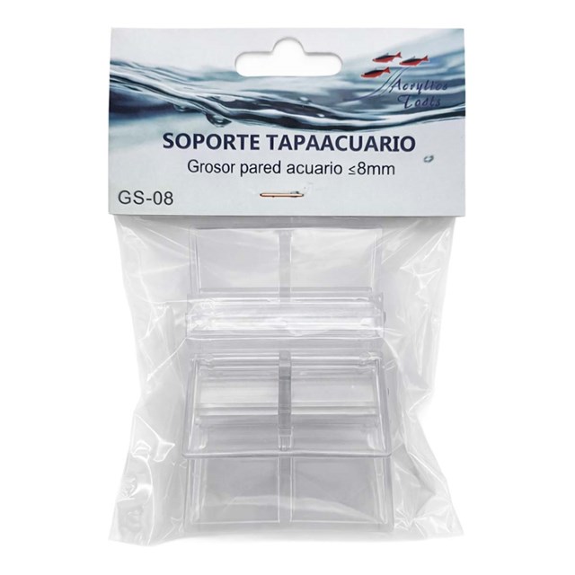 Täckglashållare - 8 mm - 4-pack