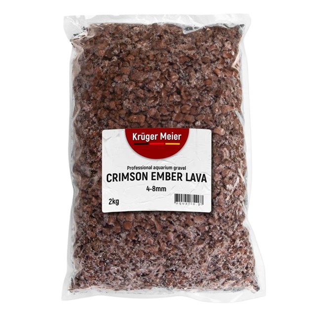 Crimson Ember Lava - Akvariegrus - 4-8 mm - 2 kg