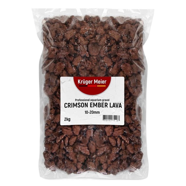 Crimson Ember Lava - Akvariegrus - 10-20 mm - 2 kg