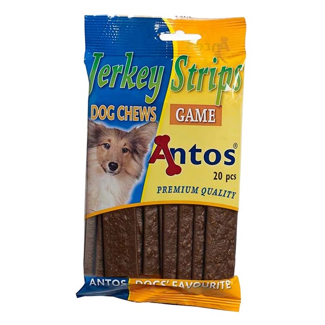Hundsnacks Strips Vilt - 200 g - 14-pack