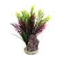 Plastväxt Palm & Sten - 26 cm