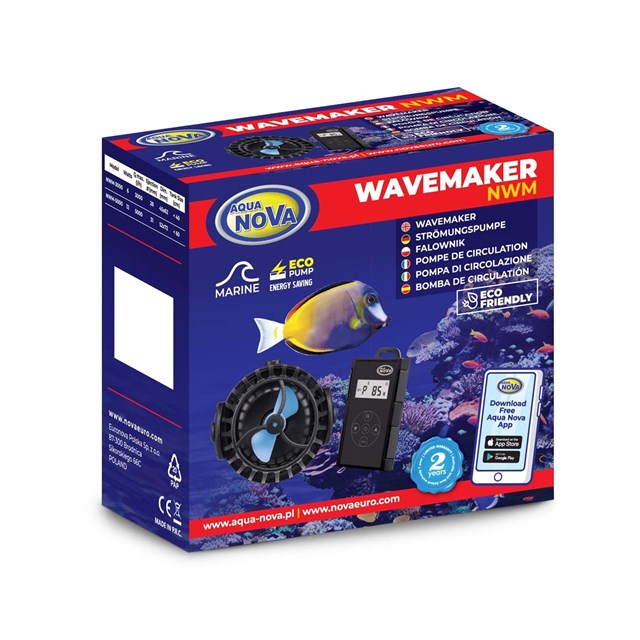 Aqua Nova Wavemaker + Styrenhet+App - 5000 L/H