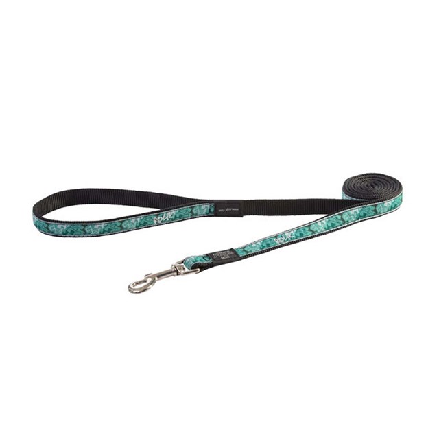 Rogz Designerkoppel - L - Mint Green - 20 mm x 180 cm