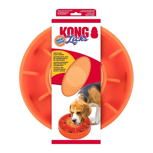 Kong Licks Mealtimel - Slow Feeder - 27,5x27,5 cm