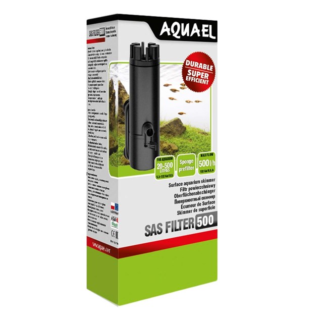 Aquael Sas Filter - Ytvattenrenare - 500 l/h