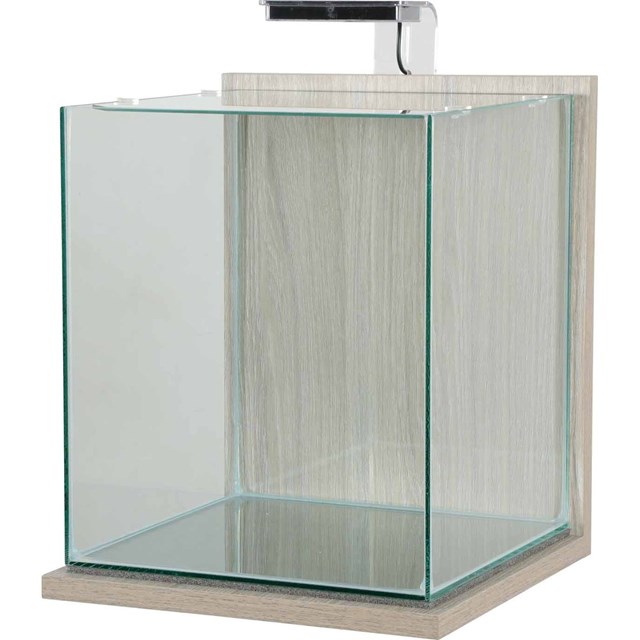 Nanoakvarium - Zebranoträ - 30x30x35 cm - 31 liter