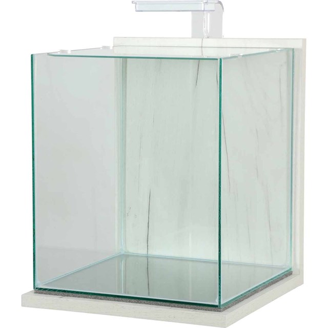 Nanoakvarium - Vitlaserad - 30x30x35 cm - 31 liter