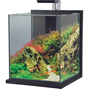 Nanoakvarium - Antracitgrå - 30x30x35 cm - 31 liter