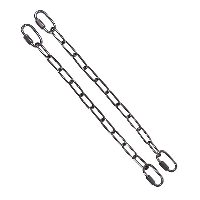 Set med 2 kedjor i rostfritt stål - 30 cm