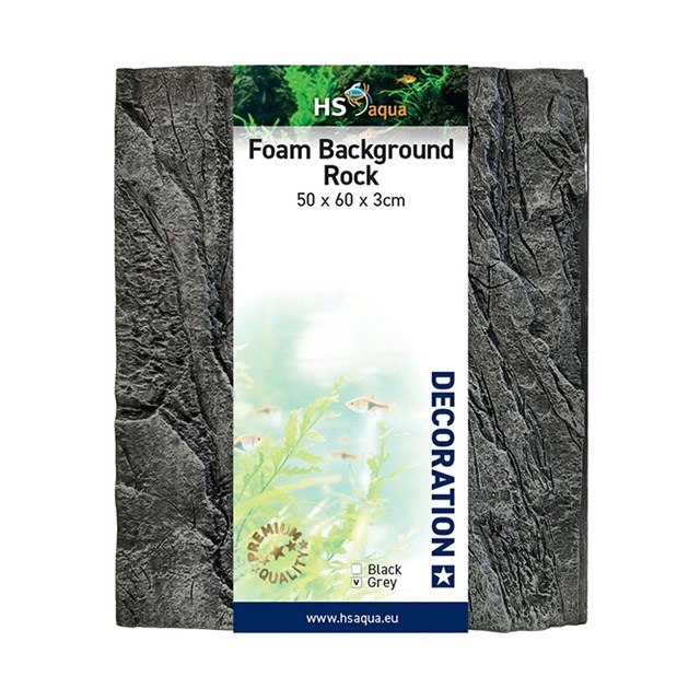 HS Aqua Foam Background Stone - Grå - 50x60x3 cm
