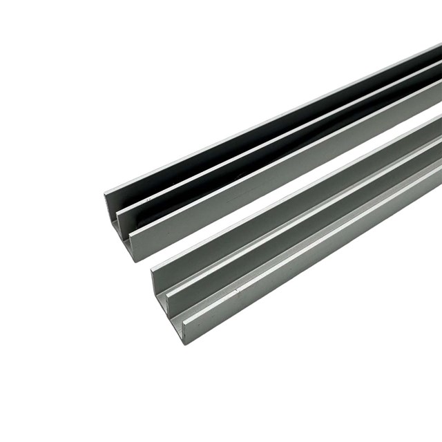 Skjutlist Aluminium - Komplett - 120 cm