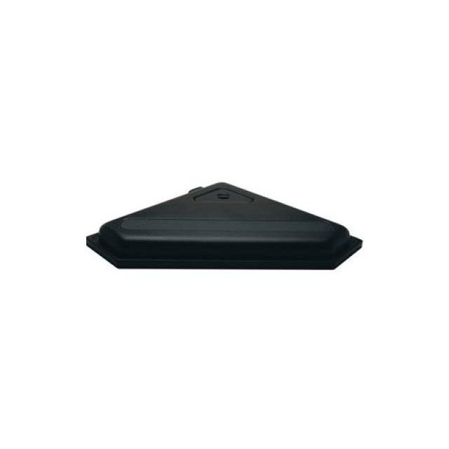 Akvarielock - Svart - Hörn - LED - 60x60 cm
