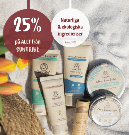 25% på allt från Suntribe