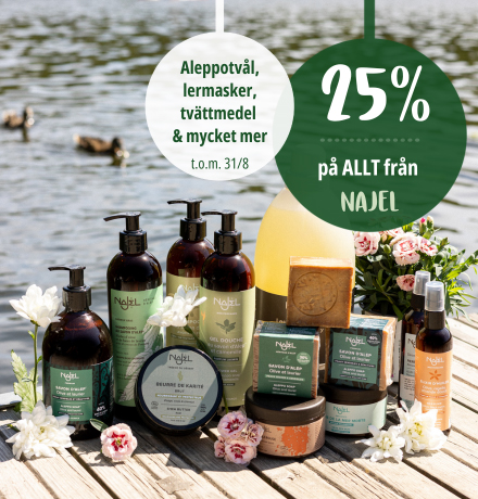 25% på allt från Najel