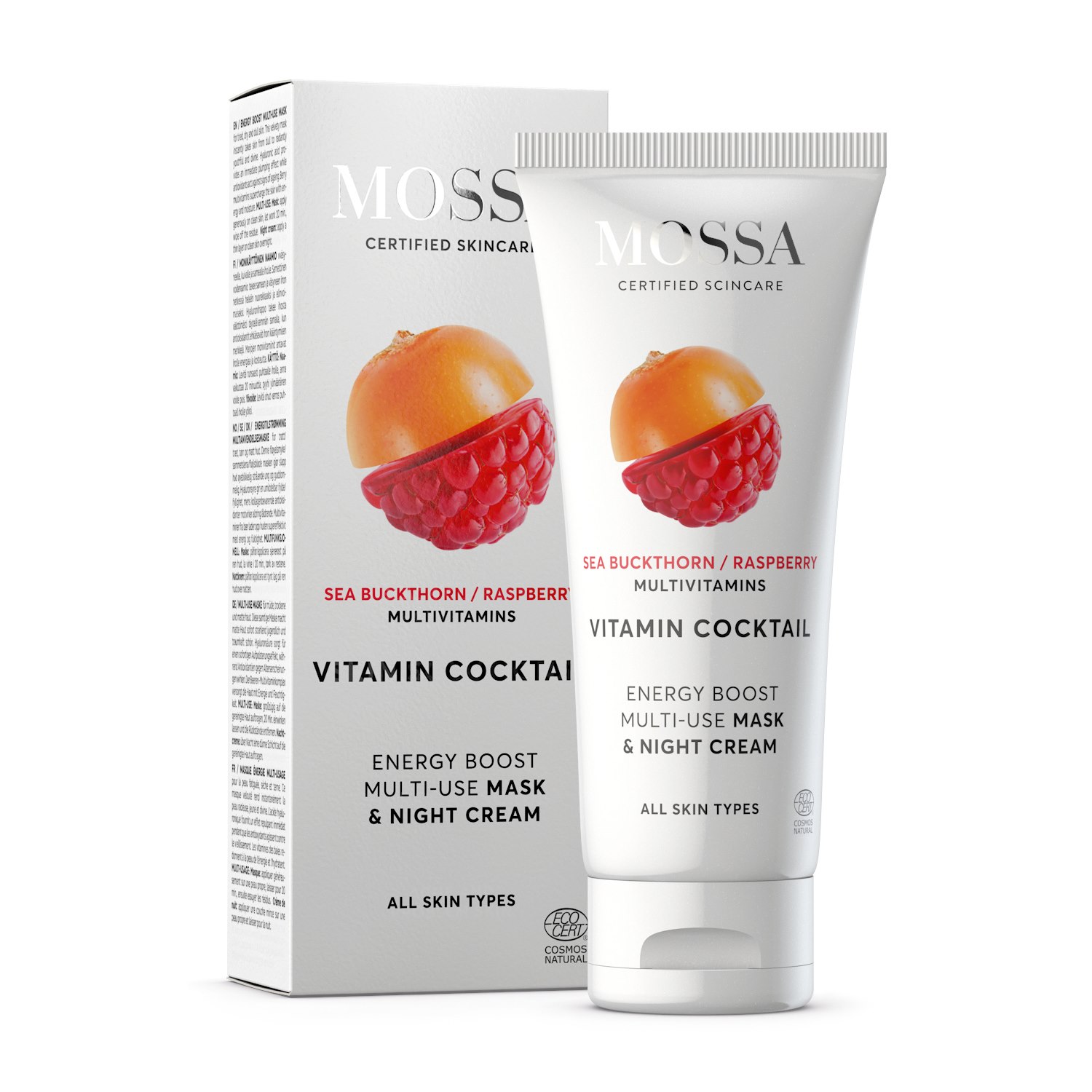 Mossa Vitamin Cocktail Energy Boost Multi-Use Mask, 60 ml