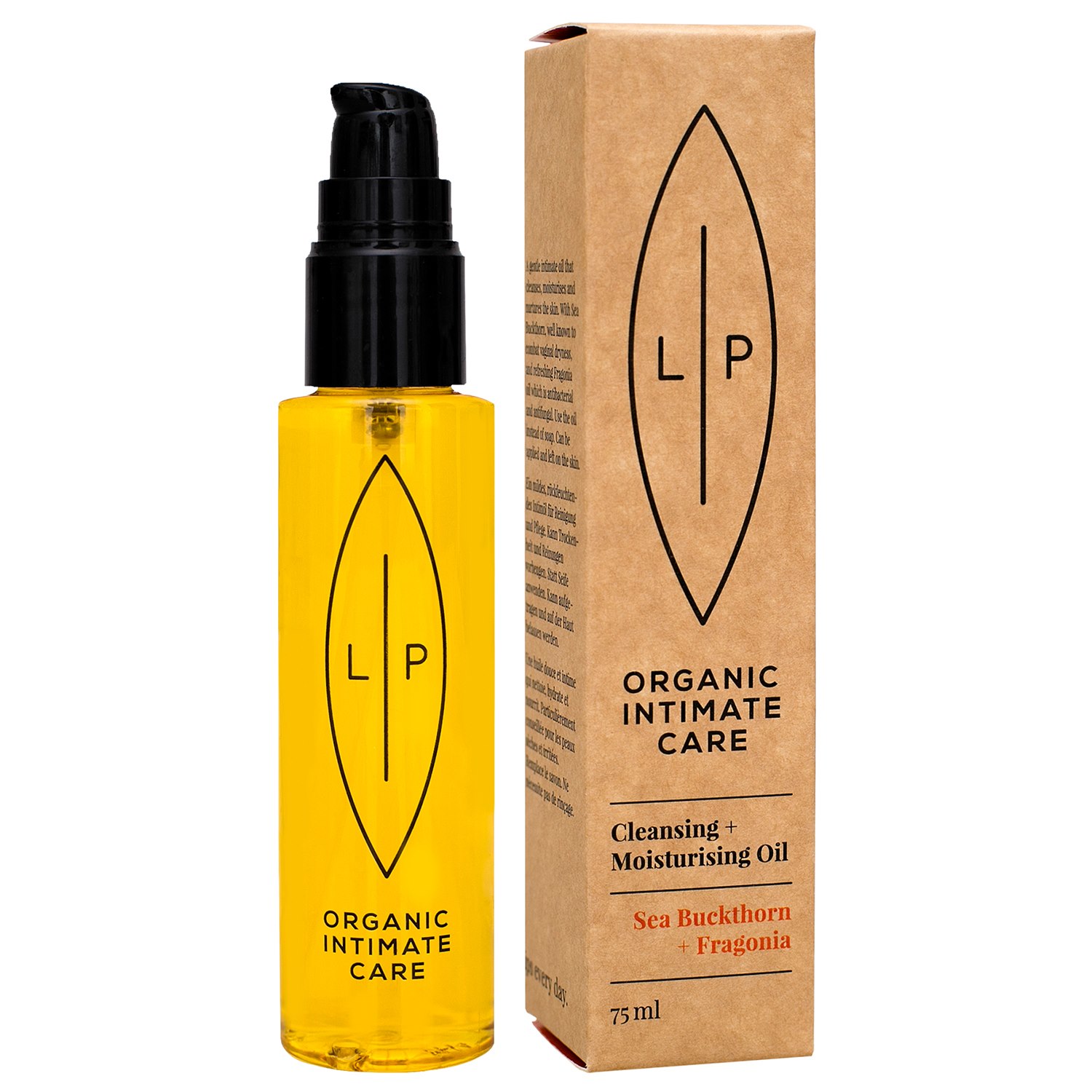 Lip Intimate Care Cleansing + Moisturising Oil, 75 ml