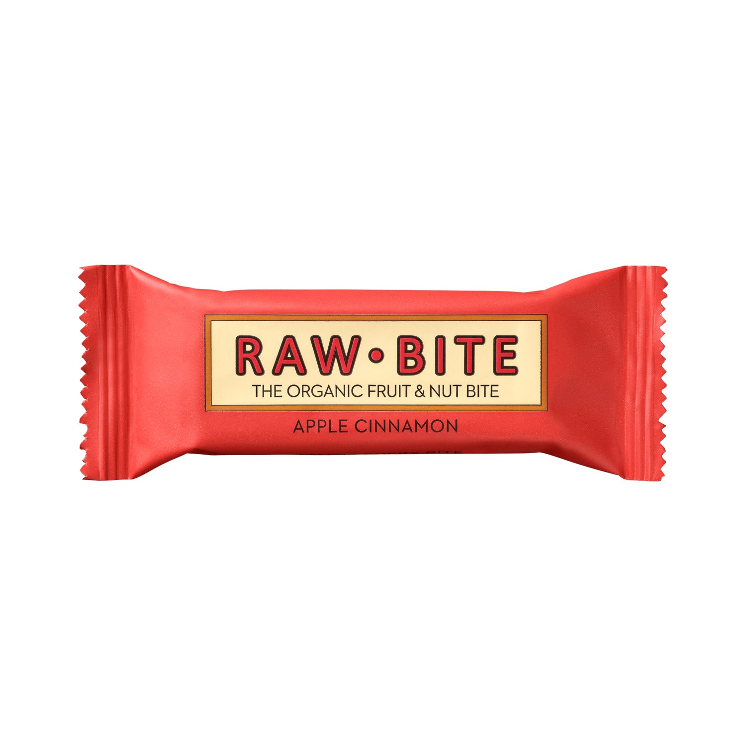 Rawbite Raw Frukt- & Nötbar Äpple & Kanel, 50 g