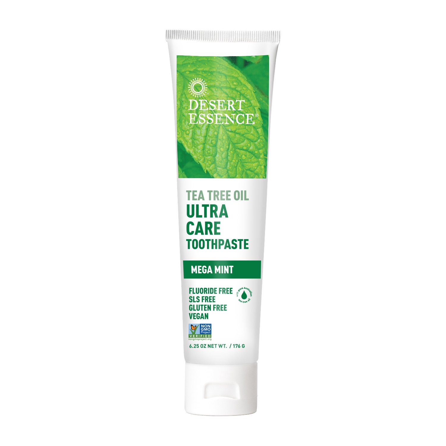 Desert Essence Tea Tree Oil Ultra Care Toothpaste Mega Mint