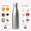 Qwetch Isolerad Flaska Borstat stål, 260 ml
