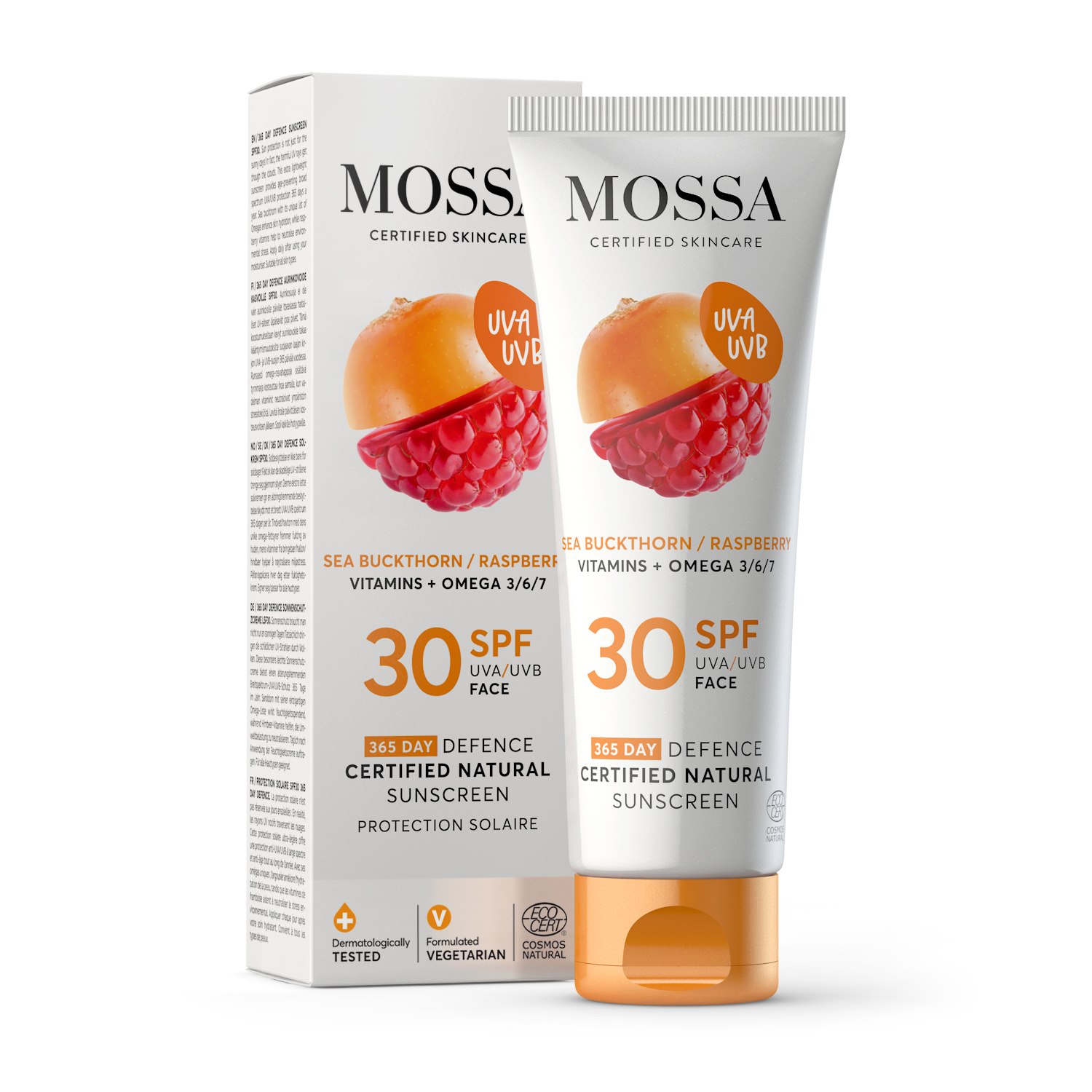 Mossa 365 DAYS Defence Sunscreen for Face SPF 30, 50 ml