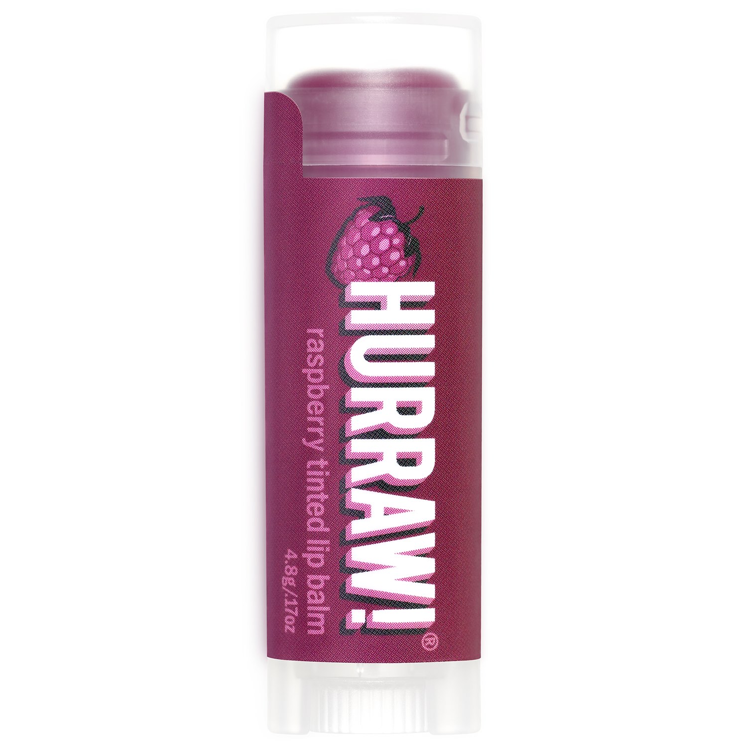 Hurraw! Echium Raspberry Tinted Lip Balm, 4,8 g