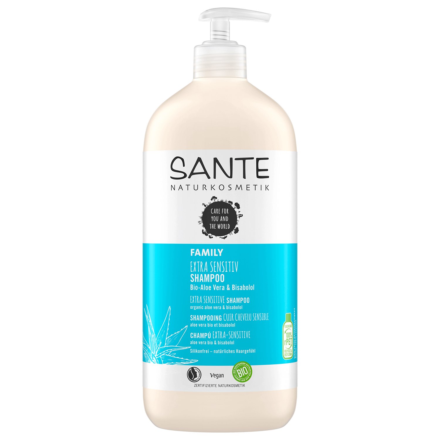 Sante Extra Sensitive & Vera Shampoo ml 950 Bisabolol, Aloe