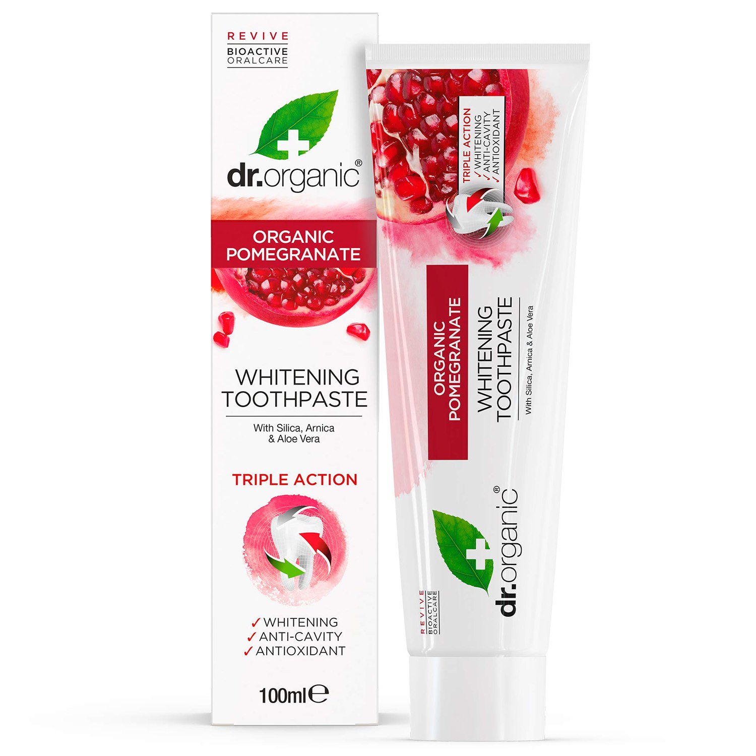 Dr. Organic Pomegranate Toothpaste, 100 ml