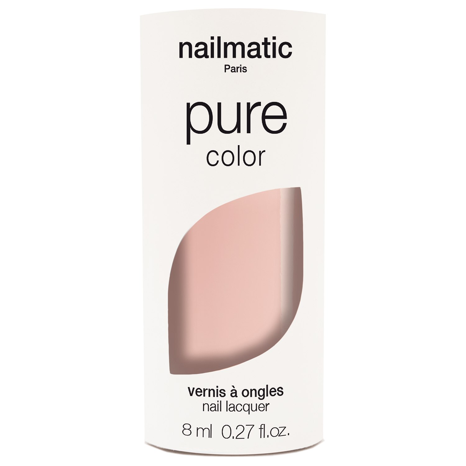 Nailmatic Pure Color Nail Polish 10-free, 8 ml Sasha - Light Pink Beige