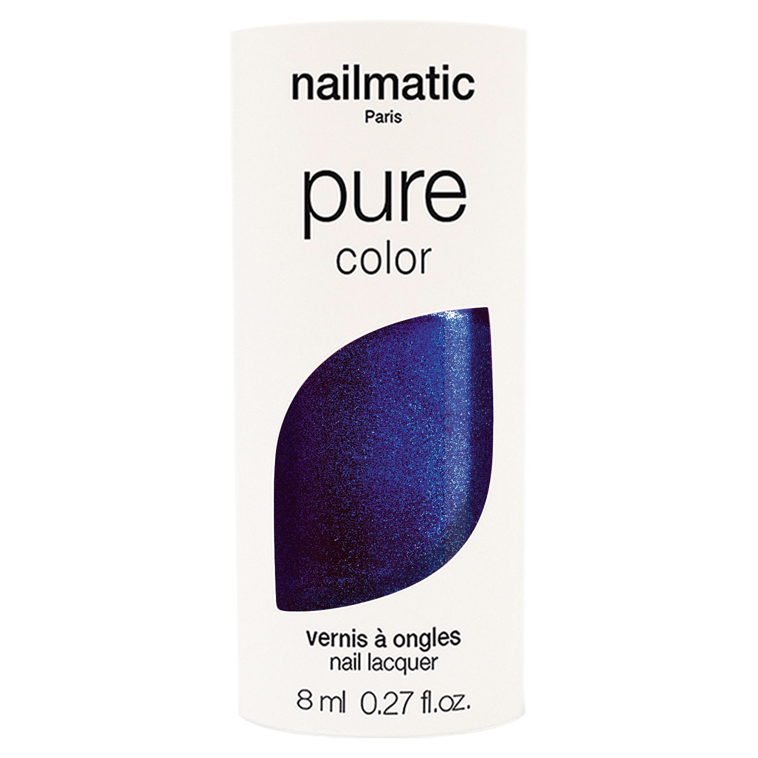 Nailmatic Pure Color Nail Polish 10-free, 8 ml Azul - Pearly Electric Blue