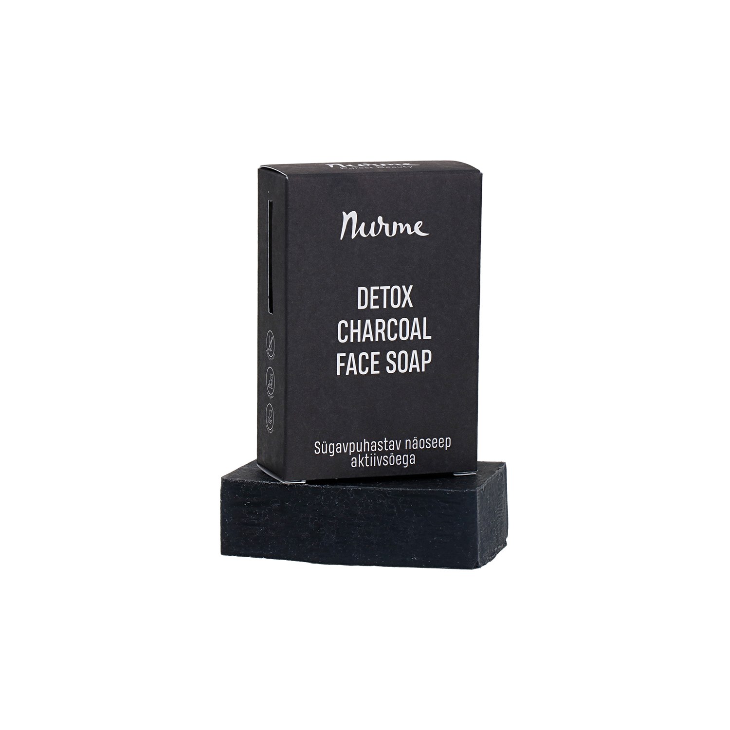 Nurme Detox Charcoal Face Soap, 100 g
