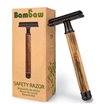 Bambaw Slim Säkerhetsrakhyvel med Bambuhandtag
