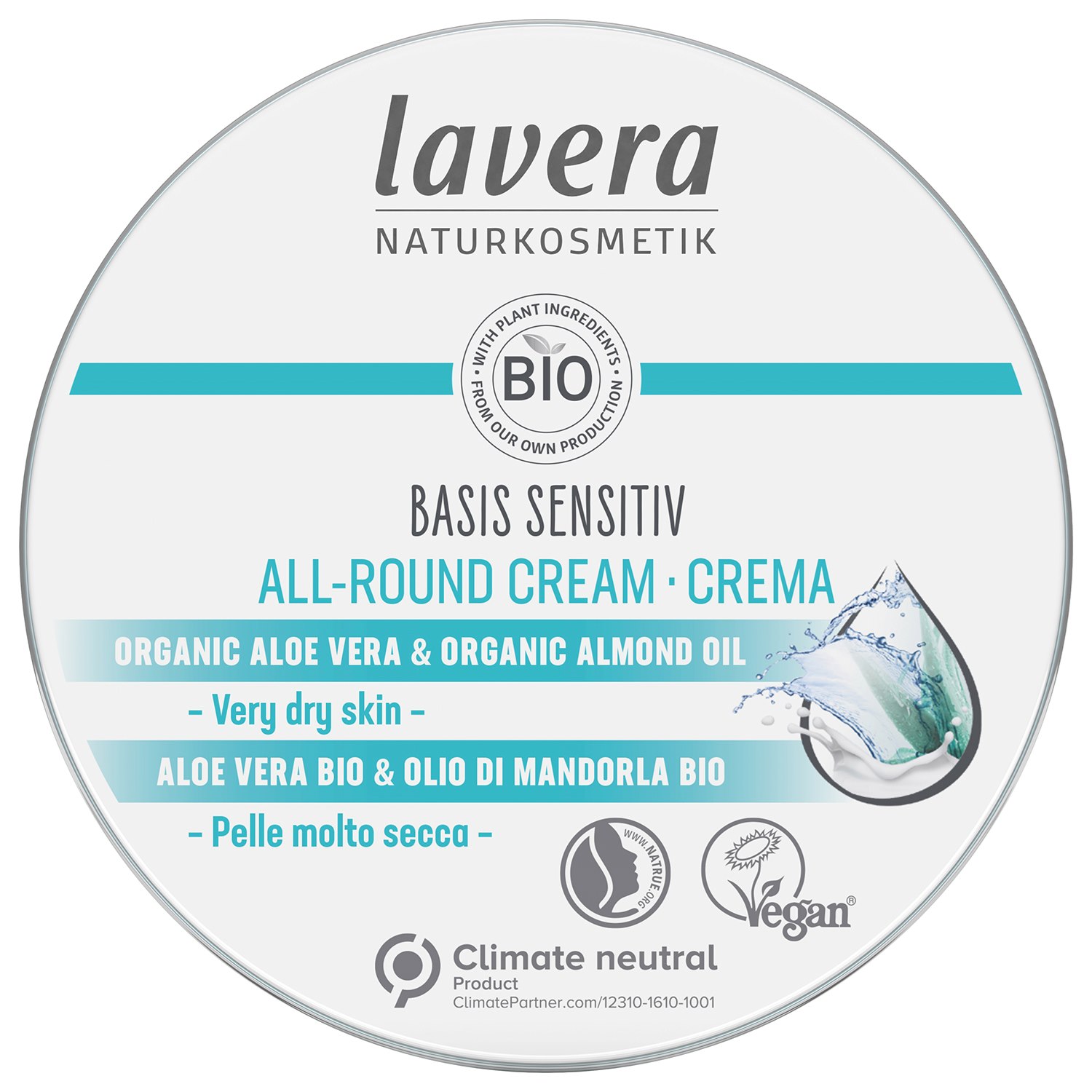 Lavera Basis Sensitiv Cream, 150 ml